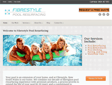 Tablet Screenshot of fibrestyle.com.au